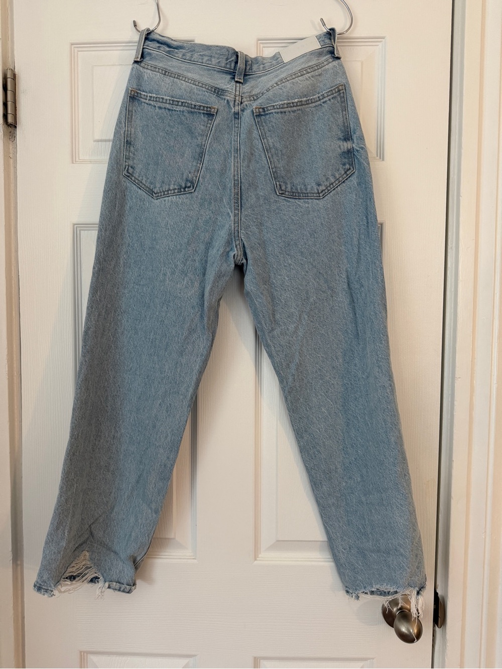 pistola Washed Light Blue High-Rise Straight Jeans - Picture 4 of 6